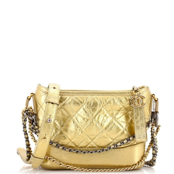 Pre-Owned Gabrielle Hobo Quilted Aged Calfskin Small By Rebag