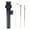 Wire Drawing, variant on Nieyigj Bathroom Sink Drain with Lift Rod Anti-Clogging Pop Up Stopper Stainless Steel Black Finish 10.23 inches / 26 cm [cite: 12, 19, 22]
