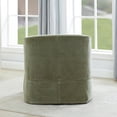 thumbnail image 6 of Elm Caper Green Polyester Fabric Skirted 360-degree Swivel Chair, 6 of 12