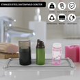 thumbnail image 4 of POINTERTECK Sink Fast Drying Stone Portable Instant Dry Sink Organizer Diatomaceous Earth Stone Sink Tray Durable Bottle Drying Rack Water Absorbing Stone Tray Max Loading 30lbs for Bathr, 4 of 11