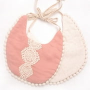 Spring hue Baby Waterproof Towel Toddler Dinner Feeding Double-deck Cute Bibs