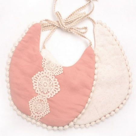 Spring hue Baby Waterproof Towel Toddler Dinner Feeding Double-deck Cute Bibs