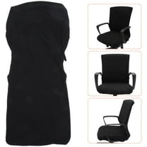 HEMOTON Armless Chair Slipcover for Office Chair, Computer Chair Back Protector Cover, and Easy to Clean