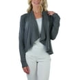 thumbnail image 7 of ToBeInStyle Women's Draped Front Cardigan, 7 of 7