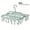 J4_Green, variant on Pedty Rack,Hanger*1,Multifunctional Windproof Sock Hanger,Laundry Rack Strong Load Bearing 360 Rotation Foldable Anti Slip 16 Clips Clothes Drying Rack for Home Sky Blue