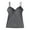 Gray, variant on Women's Everyday Simple Sleeveless Underwear, Women's Built-in Bra Tank Top, Women's Built-in Bra Tank Top