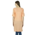 thumbnail image 3 of Indian Cotton Kurti Top Bollywood Women Solid Kurta Ethnic Tunic Casual Dress, 3 of 3