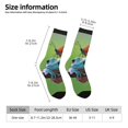 thumbnail image 2 of Rateoe Butterfly Landing On Head Dumpy Frog for Women Casual Calf Socks - Cute Crew Socks - Thin Soft Above Ankle Socks Size 5-11, 2 of 6