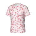 thumbnail image 5 of Vsdgher Cute Hand Drawn Hearts Print Men's Dry Fit Mesh Athletic Shirts Moisture Wicking Tennis T-Shirt Tops, 5 of 9
