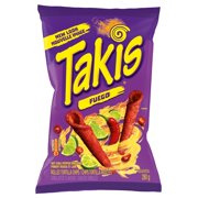 Takis Fuego Tortilla Chips Spicy Chili Pepper & Lime Flavour, 280G/9.9 Oz. {Imported From Canada}