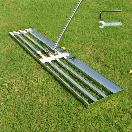 Level Lawn Tool/Soil Lawn Rake Stainless Steel Lawn Level Tool with ...