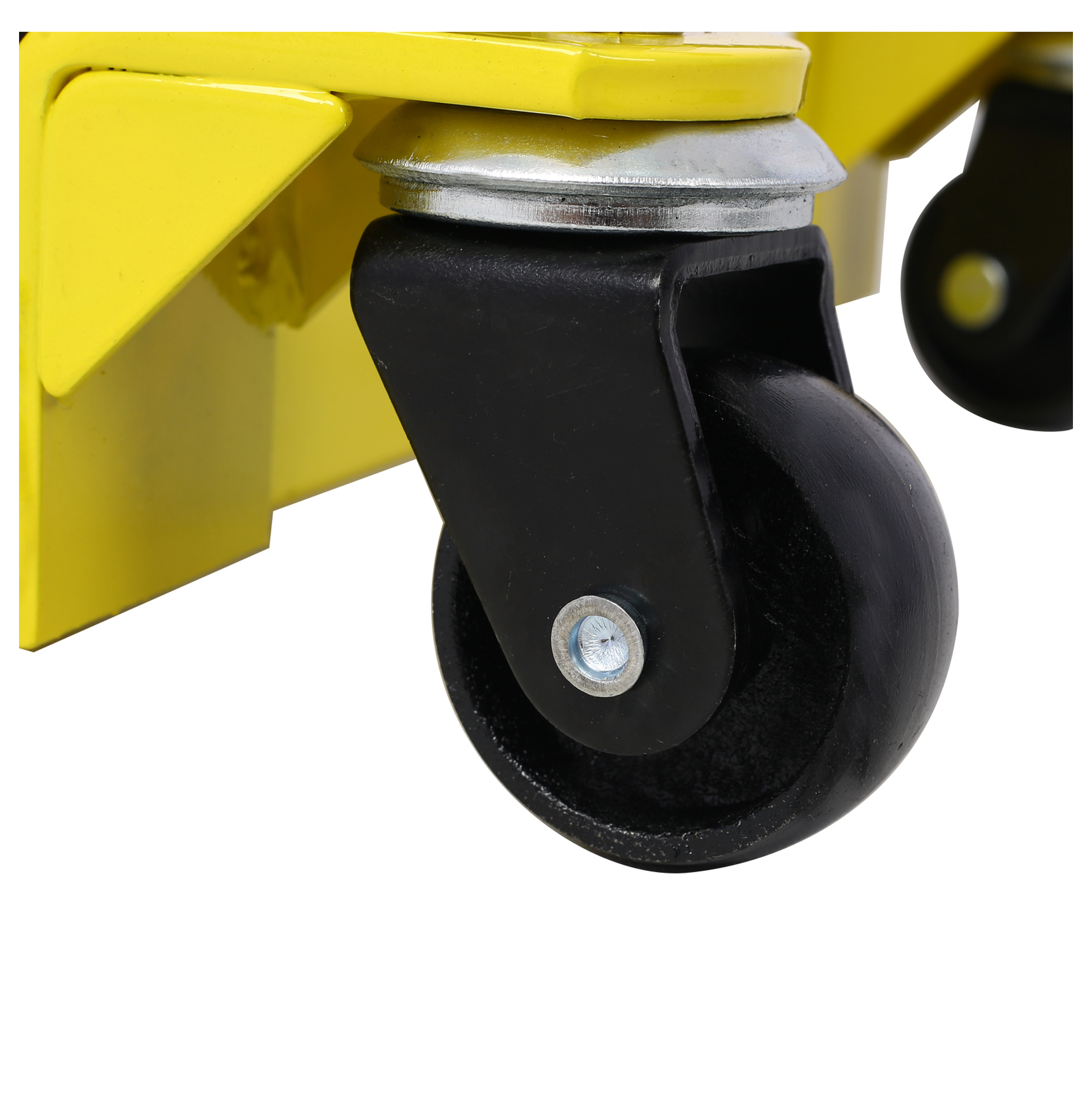 Motorcycle Lift Jack 1500 LBS, ATV Scissor Lift, Portable Hydraulic Jack Stand with Wheels - Yellow