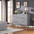 thumbnail image 3 of Gray 3-cajón chest of cajones: compact, moderno, y durable organizer para dormitorio, sala de estar, o oficina, 3 of 6