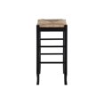 thumbnail image 3 of Boraam Tabouret de Bar Carré Rush en Noir, 3 of 5