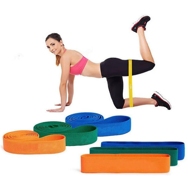 2 bandas de fitness Amlbbe, banda de ejercicio, banda deportiva elástica fuerte, bucle