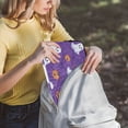 thumbnail image 5 of FORMRS 13-13.3 inch Laptop Sleeve Case Soft Carrying Quilted Computer Bag Cover, Halloween Purple Ghosts, 5 of 7