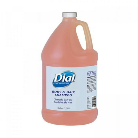 Dial Professional Shampoo and Body Wash, Hypoallergenic, Peach Scent, 1 gallon Jug, 1 Count