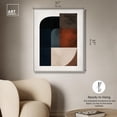 thumbnail image 4 of Intersecting Arcs III Canvas Print Midcentury Art by Art Remedy, Silver Frame, 30 x 36, 4 of 6
