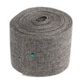 thumbnail image 3 of Uxcell 10 Yards 2.4 inch Burlap Ribbon Jute Burlap Wired Ribbon Rustic Ribbon, Gray, 3 of 5