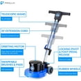 thumbnail image 6 of Prolux Core 13" Heavy Duty Commercial Polisher Floor Buffer and Scrubber, 6 of 8