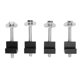 thumbnail image 1 of 4PCS Tool Box Tie Down Tether J Hooks Aluminium Alloy Black Universal for Pickup Truck, 1 of 5
