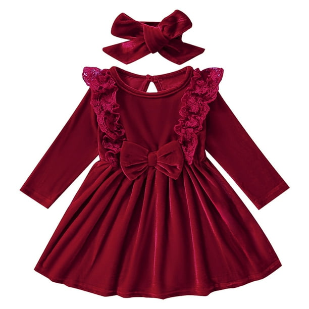 Newborn burgundy clearance dress