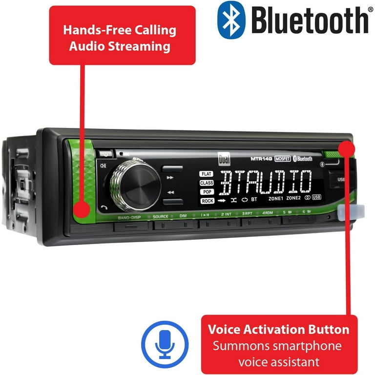 Dual Kioti Tractor Radio | Bluetooth | Plug N Play | Weatherproof