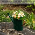 thumbnail image 5 of 1-Gallon Steel Watering Can with Removable Sprinkler Head Ideal for Indoors & Outdoors, Green, 5 of 6