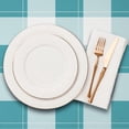 thumbnail image 3 of Oval Tablecloth Green Checkered Tablecloth, Modern Plaid Oval Tablecloth, Checkered Tablecloth, Indoor/Outdoor Waterproof Wrinkle Free Durable Green Gingham Tablecloth For Oval Tables 60 X 120 In, 3 of 6