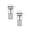 A004- Style D, variant on Pop Up Drain for Bathroom Sink, Bathroom Sink Drain Strainer, Pop Up Sink Drain Stopper, Stainless Steel Drain Strainer, 2 Pack 3.5X2.5X3 in Press-Type Bathroom Sink Plug with