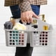 thumbnail image 4 of Fiudx Cesta de Almacenamiento Portátil, Organizador de Baño Multifuncional, Base Antideslizante, Diseño de Asa Ergonómica, Separación de Ropa Seca y Húmeda, Ideal para Viajes, Ligera, Tamaño 30 X 20, 4 of 6