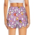 thumbnail image 4 of Goofa Lovely Animals Printed Women 2 in 1 Running Shorts,Quick Dry Athletic Workout Shorts,High Waisted Athletic Shorts with Liner Pockets-XX-Large, 4 of 9