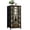Color 3, variant on Dresser for Bedroom with 4 Storage Drawers Fantasy Library Nook Tree Window Overlooking Autumn Dressers Chest of Drawers Steel Framed Fabric Closet Organizers for Dorm Entryway
