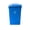 Blue, variant on 23 Gallon Slim Rectangular Garbage Can - with Paper Slot Lid - Blue