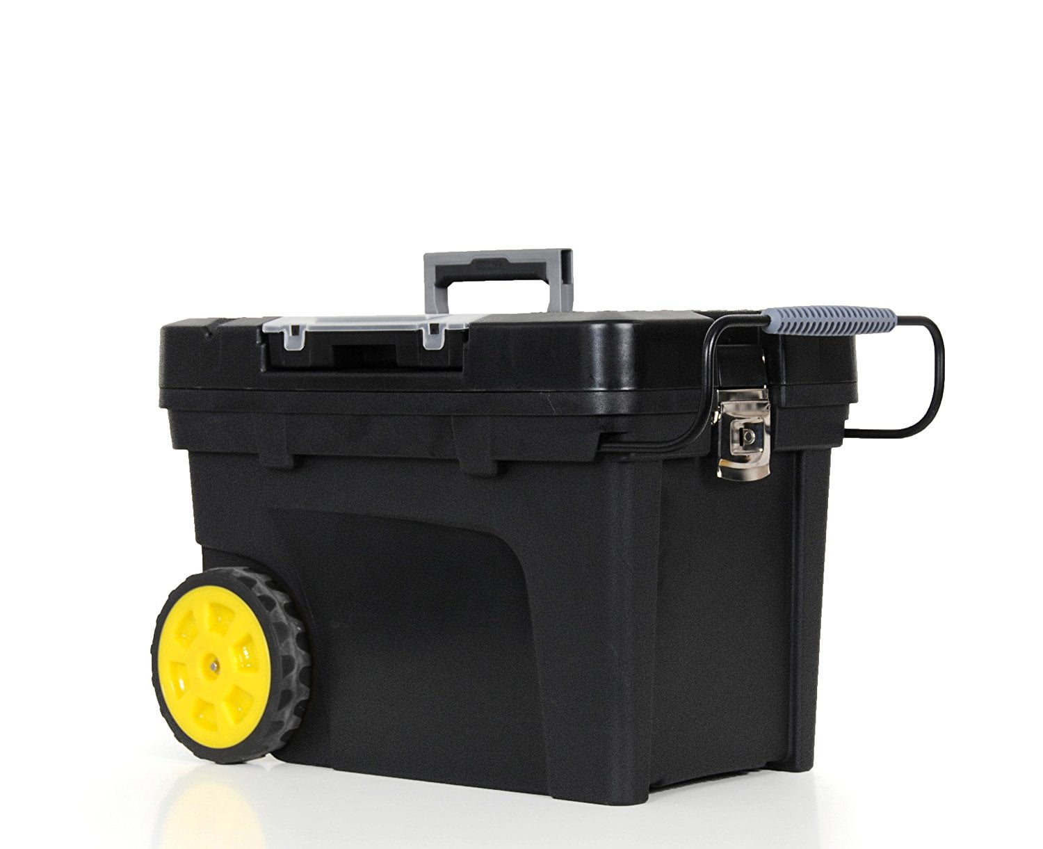 Mobile Work Center Extra Large Tool Box With Removable Tote Tray Heavy Duty 
