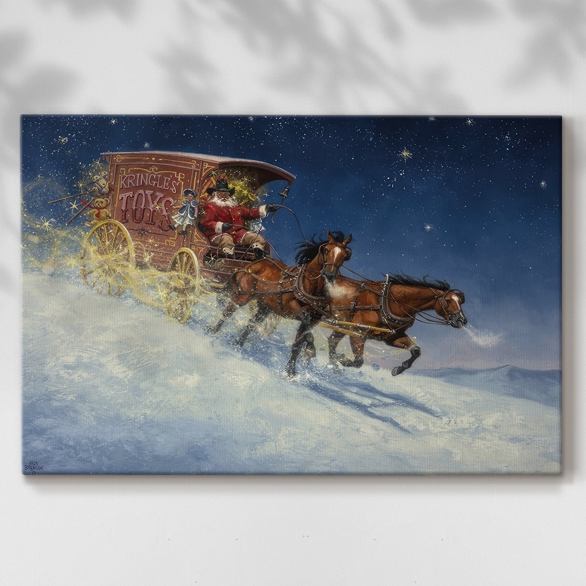 Nick of Time- Gallery Wrapped Canvas