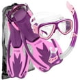 thumbnail image 3 of Cressi Junior Rocks Mask Fin Snorkel SET, 3 of 6