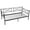 Black, variant on Gymax Twin Size Metal Daybed Modern Platform Bed w/ Heavy-duty Metal Slat Support Black