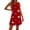 Red, variant on Women's Valentine's Day Heart Print Shift Dress Sleeveless Crew Neck Side Slit Summer Mini Dress with Pockets for Summer Loungewear 2XL