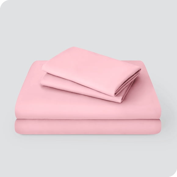 Ivy Union Juego de Sábanas de Microfibra 3 Piezas, Transpirable, Bolsillo Profundo, Tamaño Twin XL, Rosa Claro