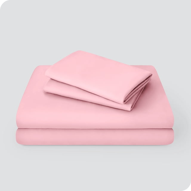Juego de Sábanas de Microfibra Ivy Union 4 Piezas Transpirable Bolsillo Profundo Tamaño Queen Rosa Claro