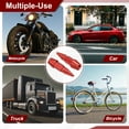 thumbnail image 6 of Uxcell Spiked Shape Tire Valve Stem Caps Aluminum Alloy Car Wheel Valve Cap Universal Dustproof Red 45mm, 6 of 6