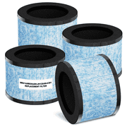 DH-JH01 & DH-JH06 Air Purifier Filter Replacement for AROEVE MK01 & MK06, ToLife TZ-K1, VOOPNU DH-JH12 Air Purifier, H13 True HEPA Activated Carbon Filter, 4 pack