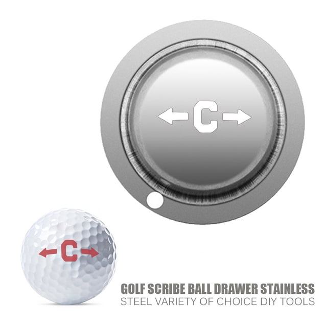 Herramienta para marcar con marcador de golf de acero inoxidable, herramienta para marcar con letras, dibujos animados, múltiples patrones