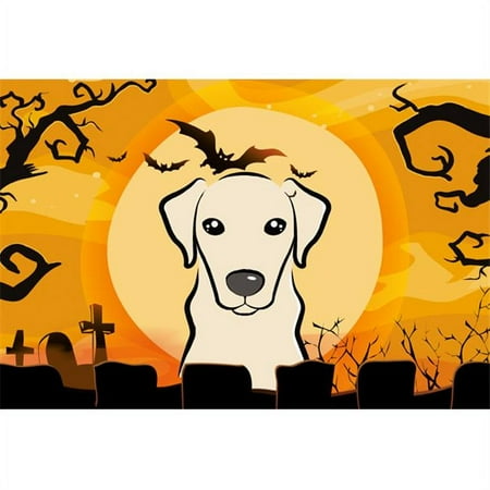

Halloween Yellow Labrador Fabric Placemat