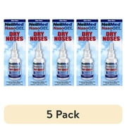 (5 pack) NasoGel Water Soluble Saline Nasal Gel Spray for Dry Noses by NeilMed - 1 fl.oz.- 30 ml