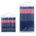 thumbnail image 1 of relayinert Aluminum Alloy Cross Slot Screwdriver Drill Bit Set Impact Bits For Electricians 65mm And 110mm 20 in total, 1 of 6