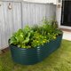 thumbnail image 5 of Yeshouse Cama de jardín elevada ovalada grande con patas y ruedas, jardinera de acero galvanizado grueso, ideal para jardinería en interiores y exteriores, flores y verduras, 5 of 8