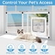 thumbnail image 2 of Puerta para Gato para Ventana Corredera con Marco de Aluminio y Vidrio HD Yoochee, 2 of 6