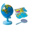 thumbnail image 2 of PPgejGEK Kids Light-Up Rotating Globe, 9.05x5.90 Inches Educational World Globe with Magnifier, 3D Geography Learning Toy for Kids 3-10, Christmas Birthday Gift, 2 of 6